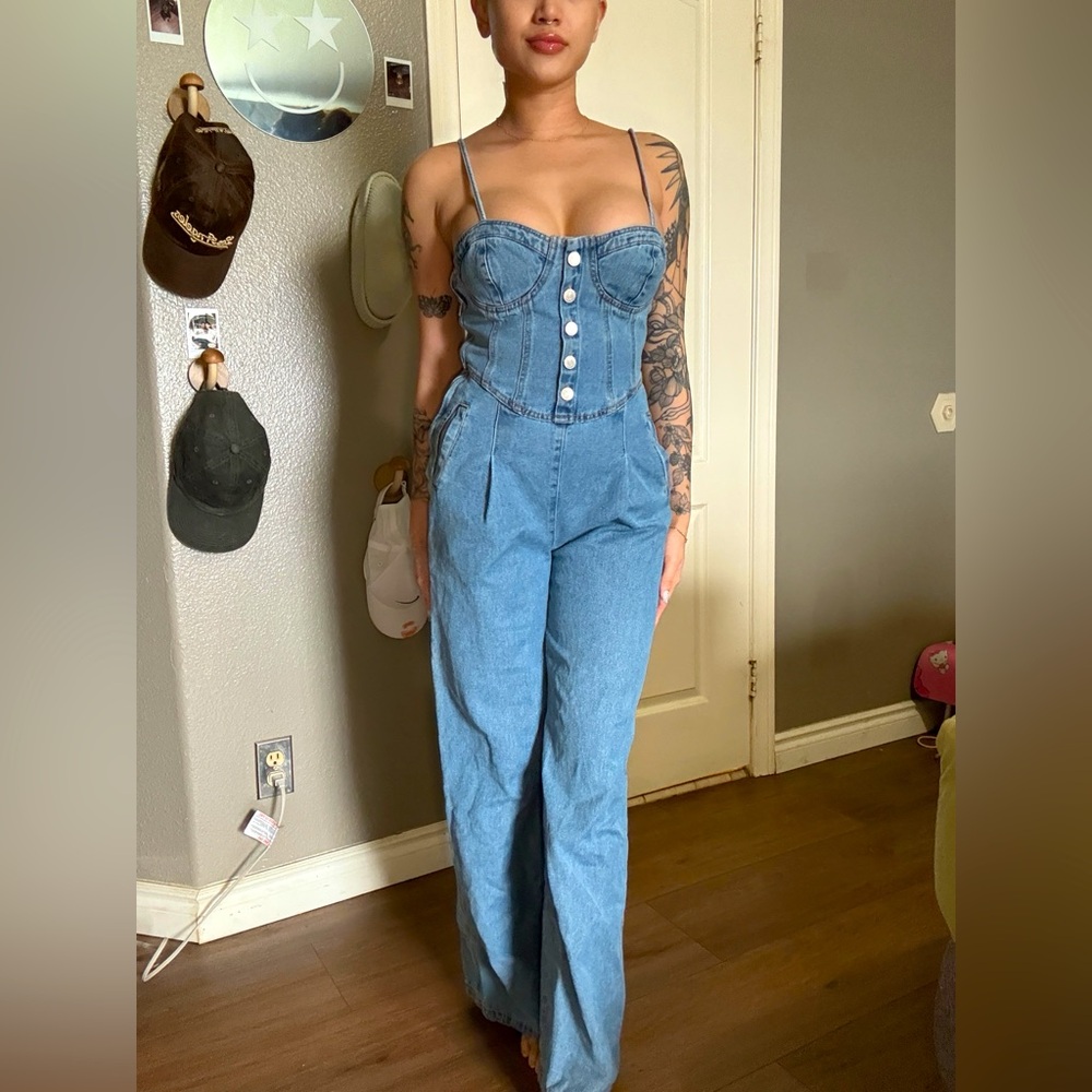 Denim jumpsuit